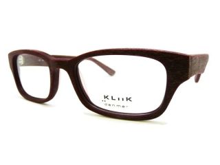 New Authentic Kliik Denmark Model 468 Brown Eeyeglasses Mens or Woman