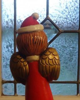 Vintage 60s Angel Musical Christmas Music Box Mint Condition
