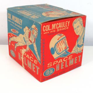 Vtg Col McCauley Men Into Space Space Helmet by Ideal Toys 1960 w Box