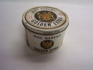 Mac Barens Golden Extra Tobacco Vintage Tin