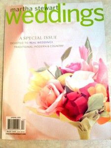 Martha Stewart WEDDINGS Magazine SPRING 2002 Special Issue Real Bridal