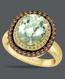 Le Vian 14k Gold Ring, Green Quartz (2 3/4 ct. t.w.), Chocolate and