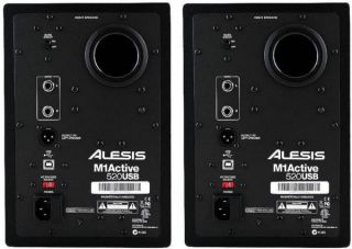 Alesis M1 Active 520 USB Active Studio Monitor MA1520  2pk NEW Free