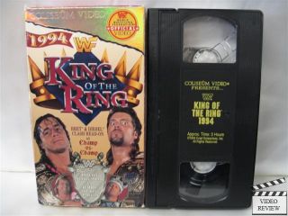 WWF King of The Ring 1994 VHS Bret Hart vs Diesel