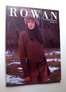 Rowan Knitting 40 Designer Patterns Cropped Sweaters Cables Florals