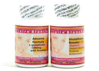 Claire Blanche Advance Whitening Pills with Booster C