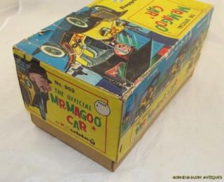 1961 Hubley Mr Magoo Car Working Original Box