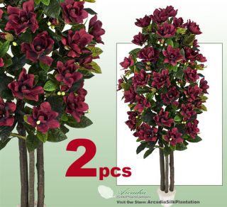 Magnolia 6 Real Wood Artificial Trees Potted 305BD