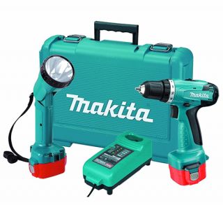 New Makita 12 Volt 3 8 Cordless Drill Driver with Flashlight Kit