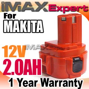 12V 12 Volt 2 0Ah Battery ft Makita 1222 Cordless Drill