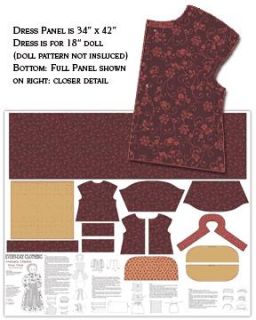 Americana Collection Fabric Doll Kit Benartex Fabrics