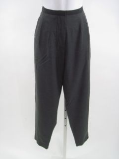 Malene Birger Charcoal Gray Pleated Crop Slacks Pants Trousers Sz 36