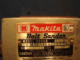 Makita 9900B Belt Sander 3x21