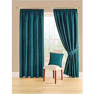 Turquoise Orleans curtains   
