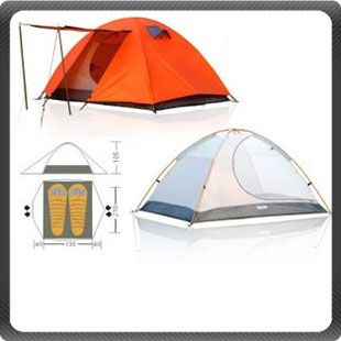 MOSS Double Layer 2 man person Aluminium Pole 3 Season Camping Dome