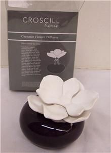 Croscill Ceramic Flower Diffuser Magnolia New in Box
