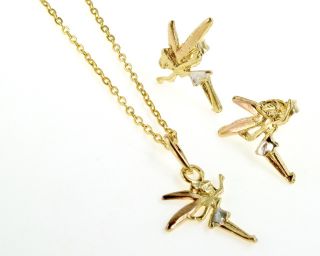 Tinkerbell Gold Filled 18k Set. This unique and exclusive design is