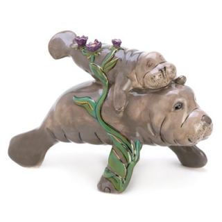Marine Life Manatee Mother and Baby Statue Figure Decor