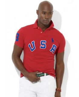 Polo Ralph Lauren Big and Tall Shirt, Classic Fit Short Sleeved USA