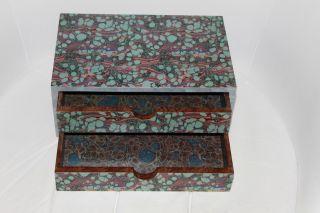 John Derian Target Wooden Jewelry Box Script or Marble