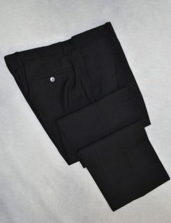 Marc Anthony Dress Pants Slim Fit Flat Front Black New NWT $70 Mens 36
