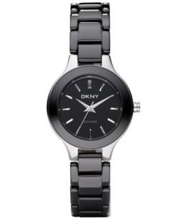DKNY Watch, Womens Gunmetal Ion Plated Stainless Steel Bracelet 28mm