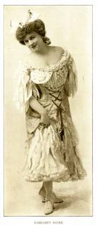 1905 Image of Early Theatre Star Margaret Sayre