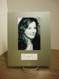 Margaret Colin Autograph Signed Display The Devils Own Signature COA