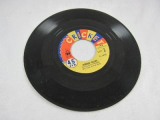 Cricket Records 45rpm The Wake Up Song Stardust Lullaby