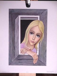 Group of 5 Margaret Keane Prints Each Print Is Awesome