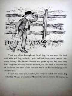 1944 Vintage Yonie Wondernose Lancaster PA Dutch Amish