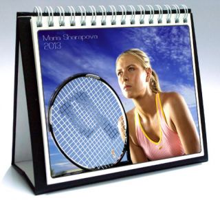 Maria Sharapova 2013 Desktop Holiday Calendar