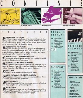 1988 Keith Emerson Korg M1 Keyboard Report Piano MIDI Retrofits