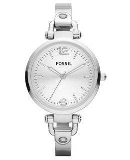 Fossil Watch, Womens Georgia Stainless Steel Bracelet 32mm ES3083