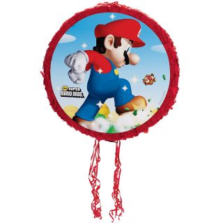 New Super Mario Bros 18 Pull String Pinata Birthday Party Pinata