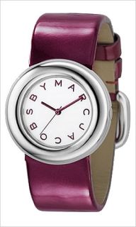 Marc by M Jacobs Patent Leather Wine Red Watch MBM8516