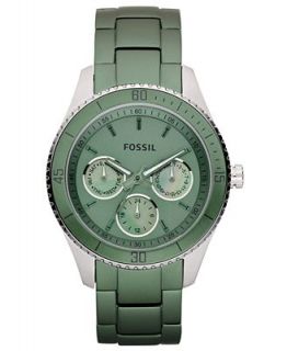 Fossil Watch, Womens Stella Mint Green Aluminum Bracelet 37mm ES3039