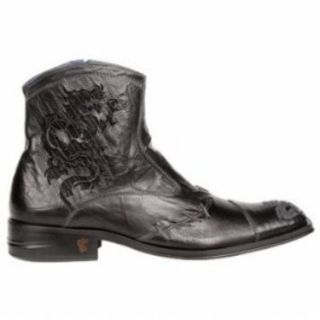 Mark Nason Shaxx Mens Black Leather Boots Sz 10 5