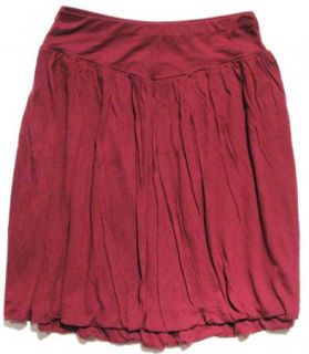 Womens s Small Velvet Brand Marron Knit Bubble Skirt
