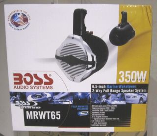 Boss MRWT65 200 Watt 6 5 2 Way Marine Speaker New