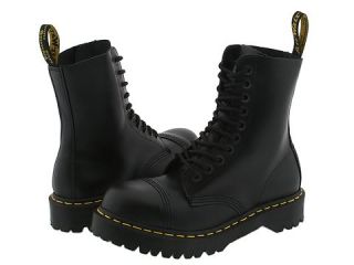 Dr Martens Mens BXB Black Fine Haircell Leather Work Boots 8761