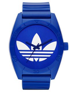 adidas Watch, Blue Polyurethane Bracelet 42mm ADH2656  