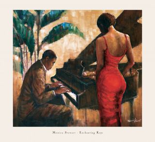 Enchanting Keys Monica Stewart African American Print