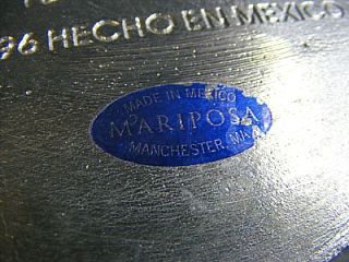 Mariposa Brillante Fern Cast Aluminum Salad or Serving Bowl