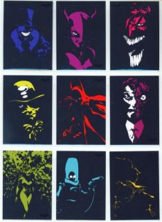 Dark Victory 9 Card Insert Set Batman Archives Joker