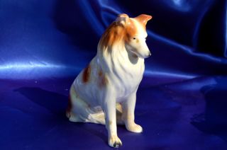 Antique Germany Collie Dog Porcelain Cincinnati Ohio Norwood Gorgeous
