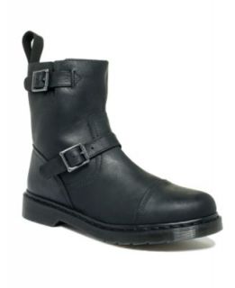 Dr. Martens Shoes, Whitley Low Buckle Boots   Mens Shoes