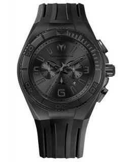 TechnoMarine Watch, Unisex Swiss Chronograph Black Phantom Black