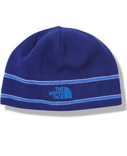 The North Face Hat, Wool Blend Logo Stripe Logo Beanie