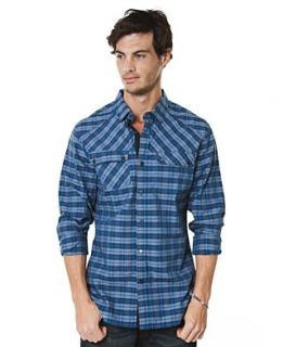 Marc Ecko Cut & Sew Shirt, Long Sleeve Plaid Poplin Shirt